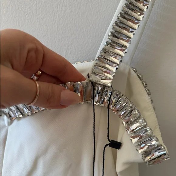 NBD Meralma Mini Dress in White - Picture 6 of 8